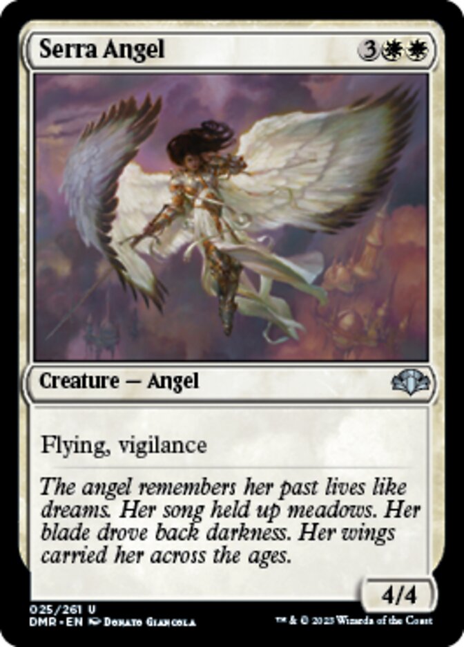 Serra Angel [Dominaria Remastered] | Nerdhalla Games