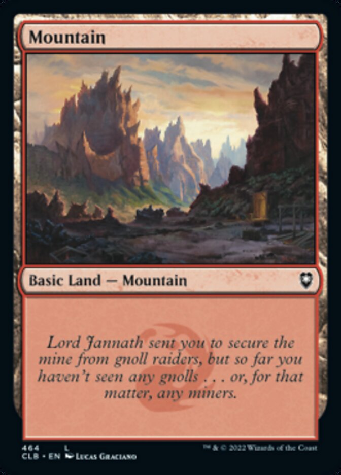 Mountain (464) [Commander Legends: Battle for Baldur's Gate] | Nerdhalla Games