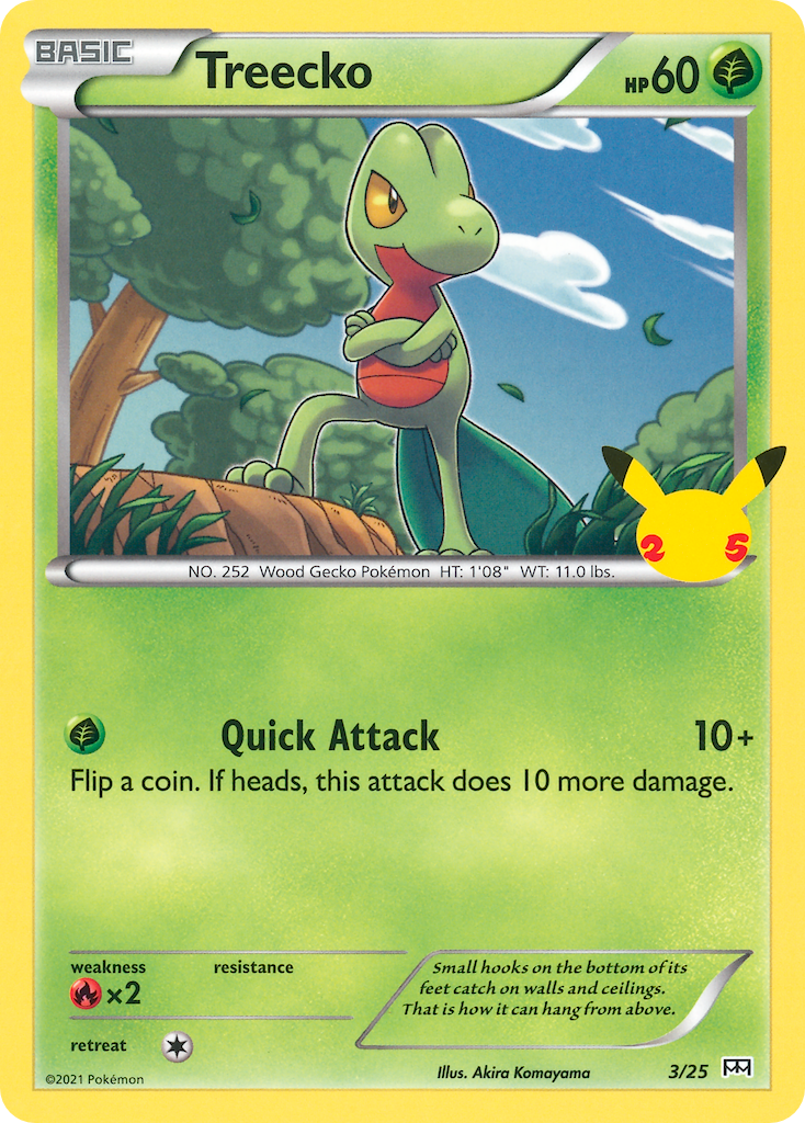 Treecko (3/25) [McDonald's 25th Anniversary] | Nerdhalla Games