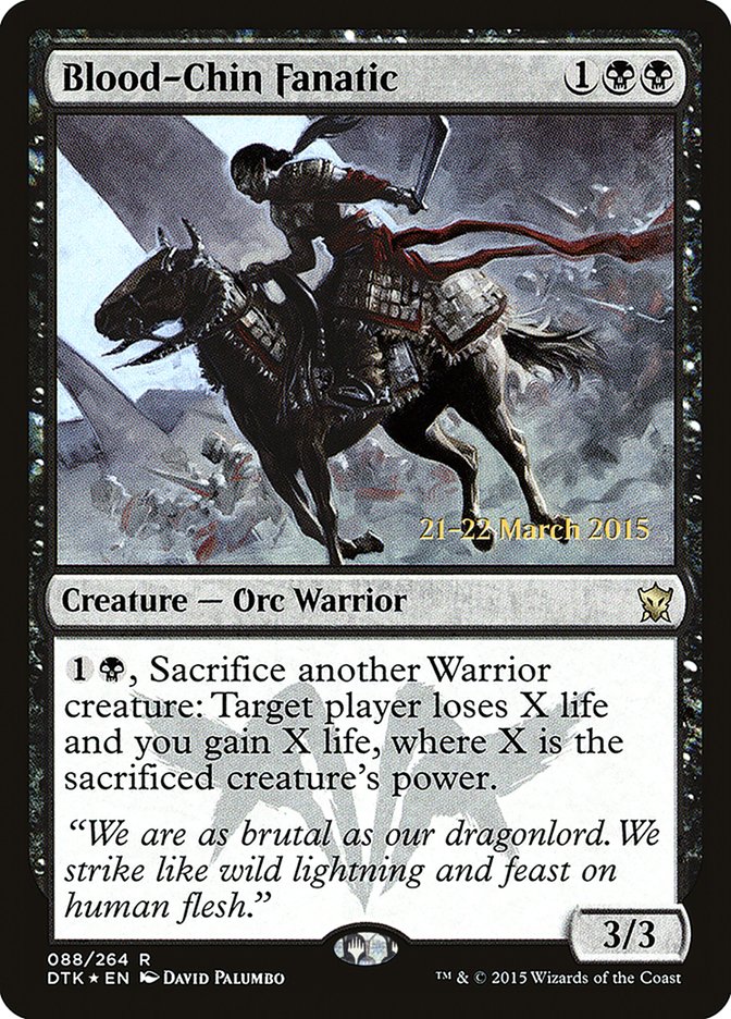 Blood-Chin Fanatic  [Dragons of Tarkir Prerelease Promos] | Nerdhalla Games