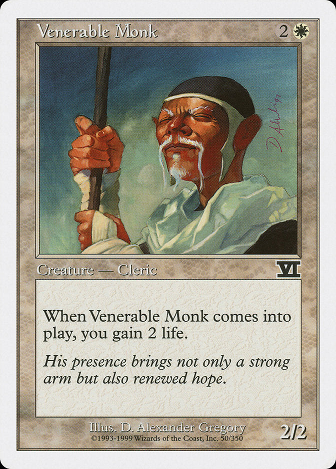 Venerable Monk [Classic Sixth Edition] | Nerdhalla Games