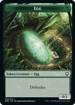 Snake // Egg Double-sided Token [Dominaria United Commander Tokens] | Nerdhalla Games