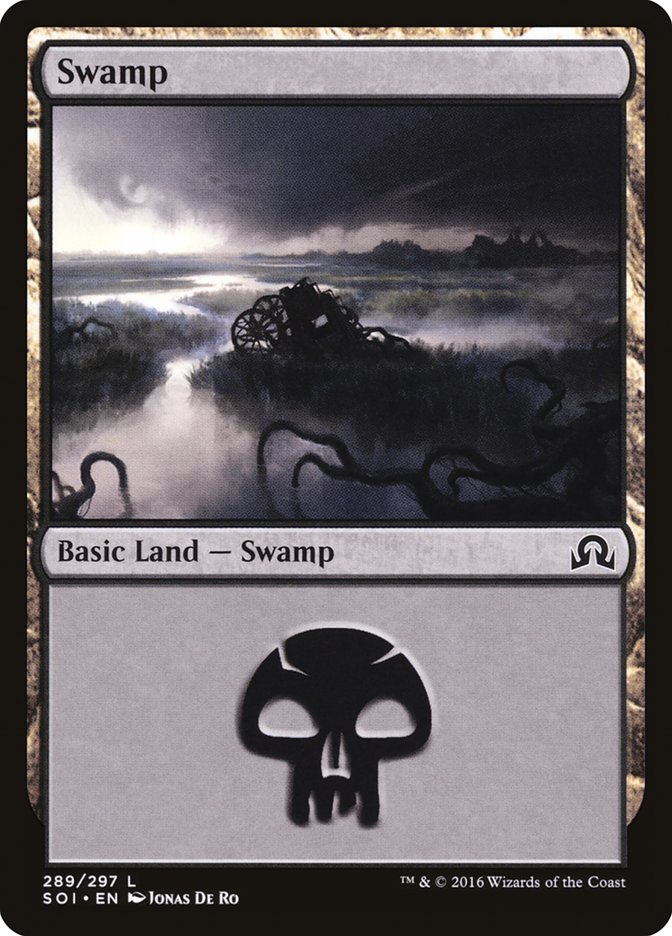 Swamp (289) [Shadows over Innistrad] | Nerdhalla Games