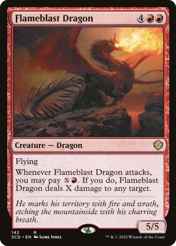 Flameblast Dragon [Starter Commander Decks] | Nerdhalla Games