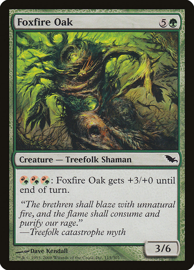 Foxfire Oak [Shadowmoor] | Nerdhalla Games