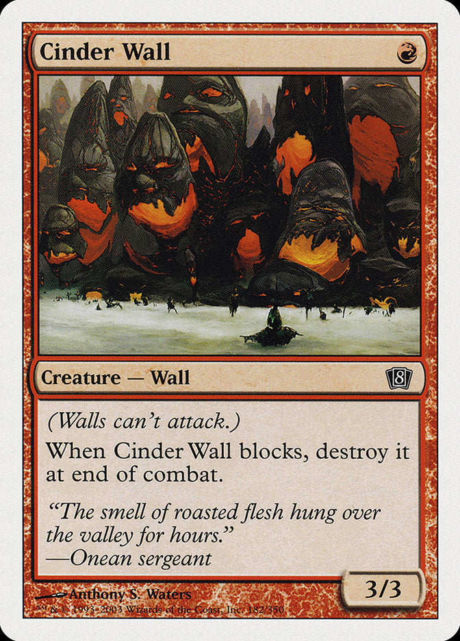 Cinder Wall [Eighth Edition] | Nerdhalla Games