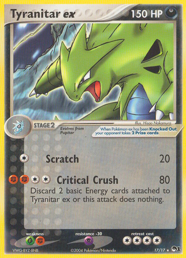 Tyranitar ex (17/17) [POP Series 1] | Nerdhalla Games