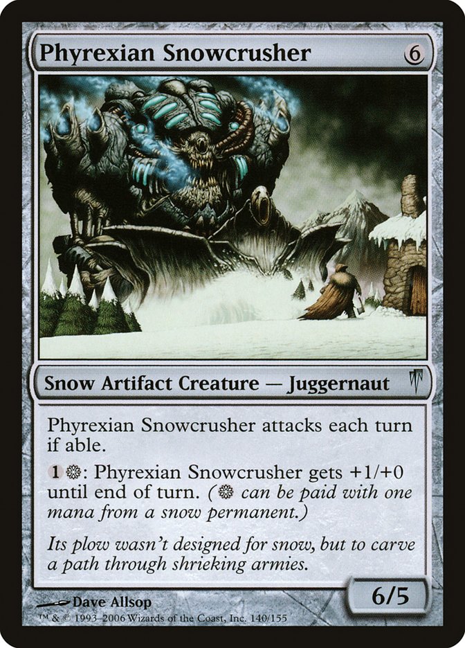 Phyrexian Snowcrusher [Coldsnap] | Nerdhalla Games