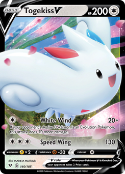 Togekiss V (140/185) [Sword & Shield: Vivid Voltage] | Nerdhalla Games