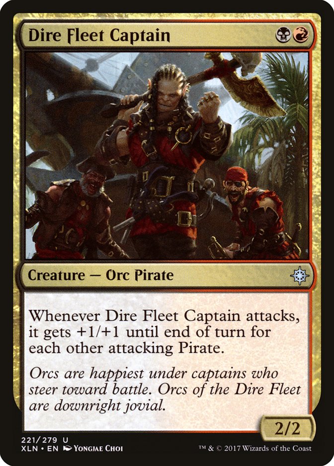 Dire Fleet Captain [Ixalan] | Nerdhalla Games