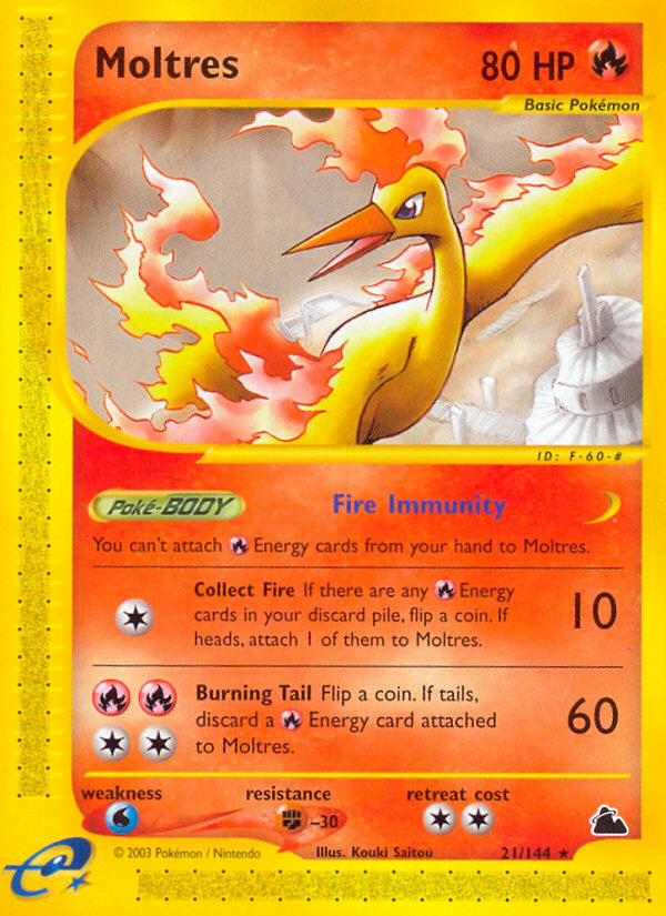 Moltres (21/144) [Skyridge] | Nerdhalla Games