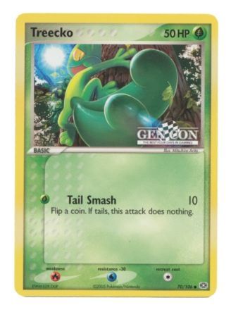 Treecko (70/106) (Gen Con The Best Four Days in Gaming Promo) [EX: Emerald] | Nerdhalla Games