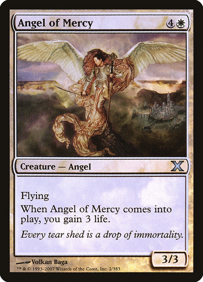 Angel of Mercy (Premium Foil) [Tenth Edition] | Nerdhalla Games