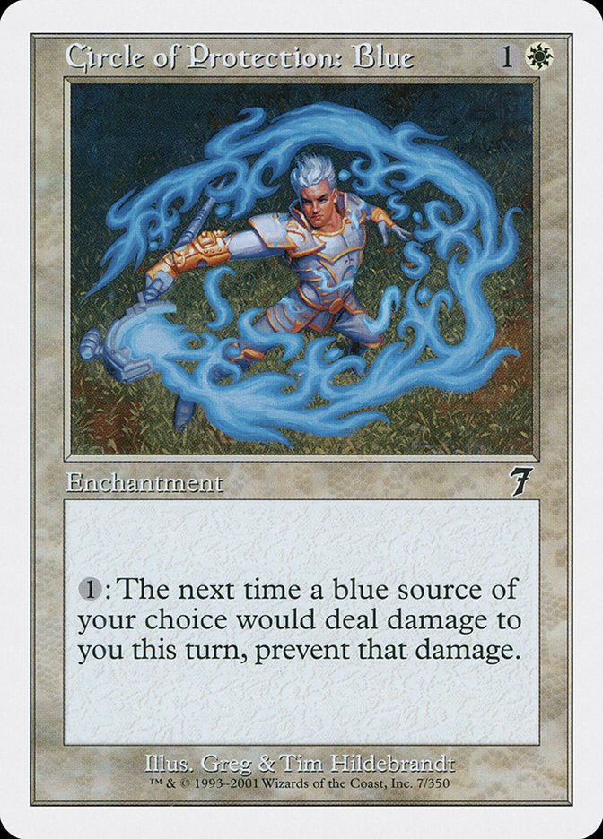 Circle of Protection: Blue [Seventh Edition] | Nerdhalla Games