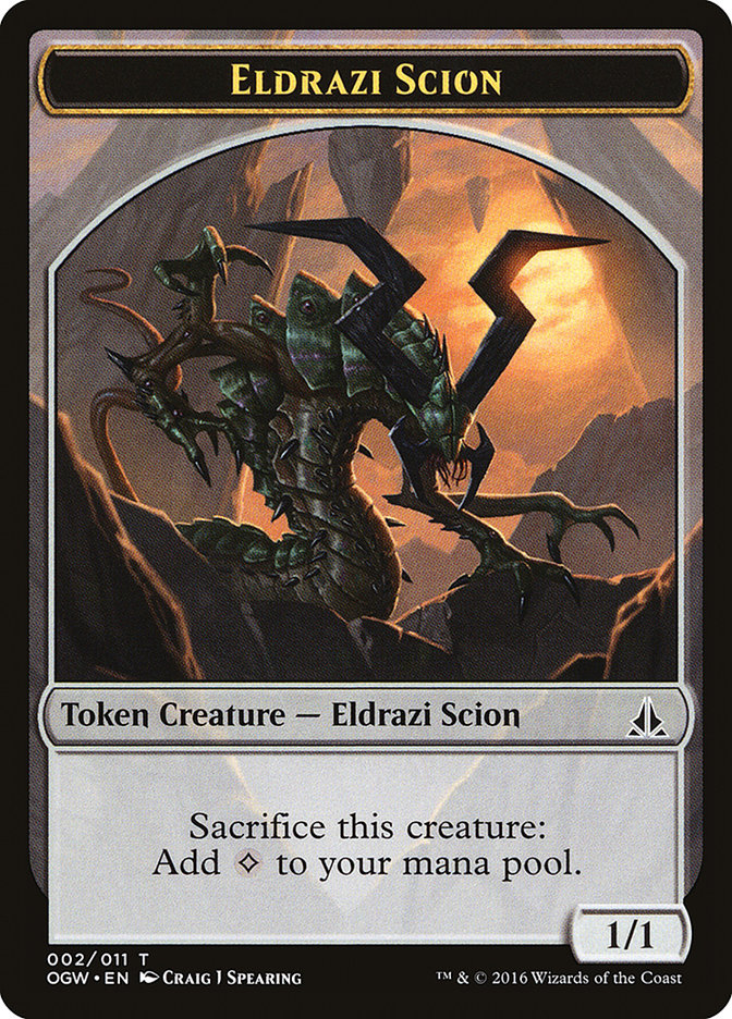 Eldrazi Scion (002/011) [Oath of the Gatewatch Tokens] | Nerdhalla Games