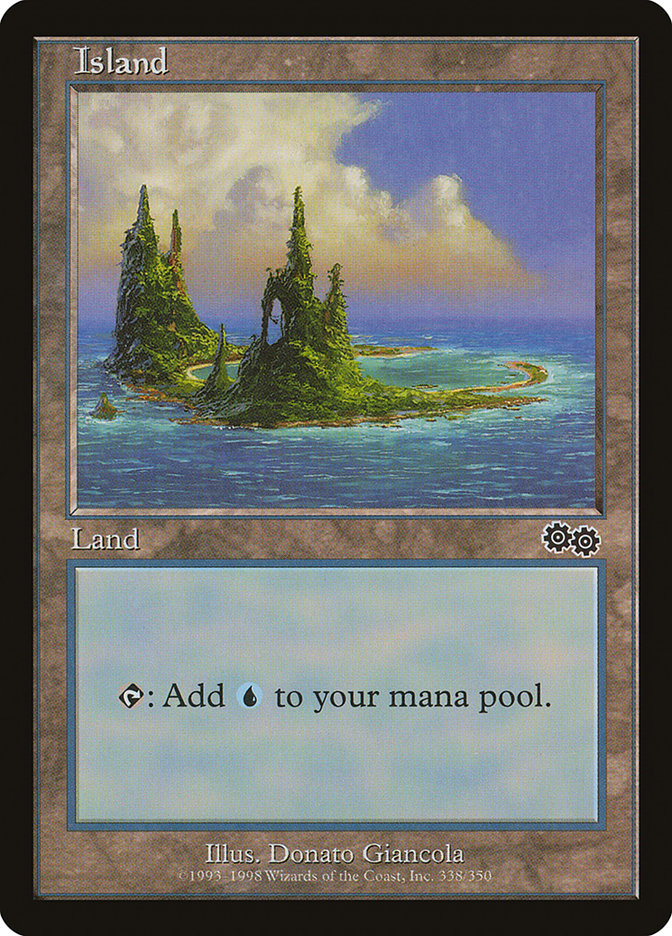 Island (338) [Urza's Saga] | Nerdhalla Games