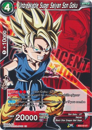 Unbreakable Super Saiyan Son Goku [SD2-03] | Nerdhalla Games