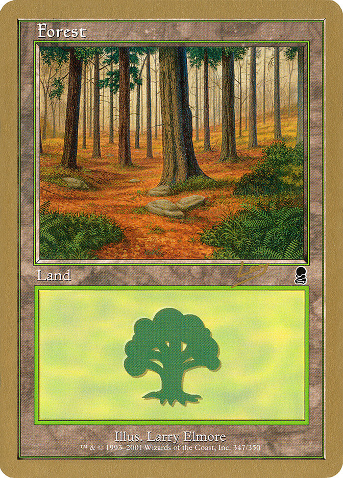 Forest (rl347) (Raphael Levy) [World Championship Decks 2002] | Nerdhalla Games