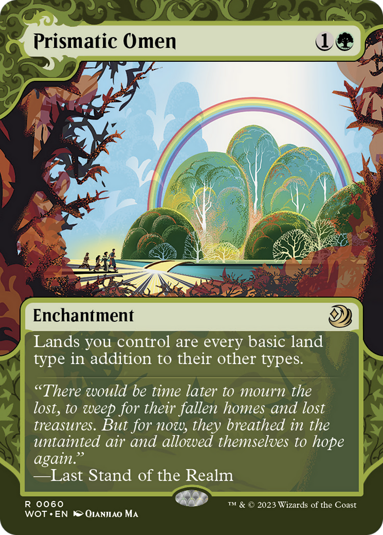 Prismatic Omen [Wilds of Eldraine: Enchanting Tales] | Nerdhalla Games