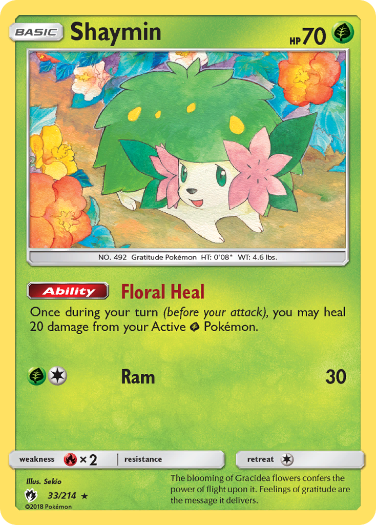 Shaymin (33/214) [Sun & Moon: Lost Thunder] | Nerdhalla Games