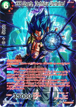 SSB Gogeta, Technique Unchained (SPR) [BT11-012] | Nerdhalla Games