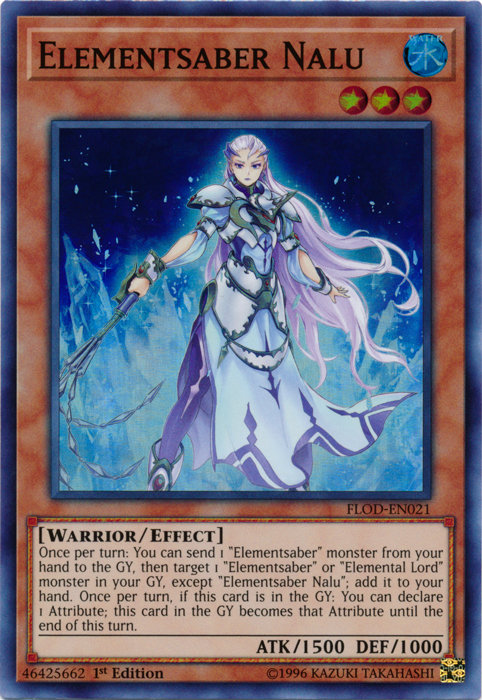 Elementsaber Nalu [FLOD-EN021] Super Rare | Nerdhalla Games