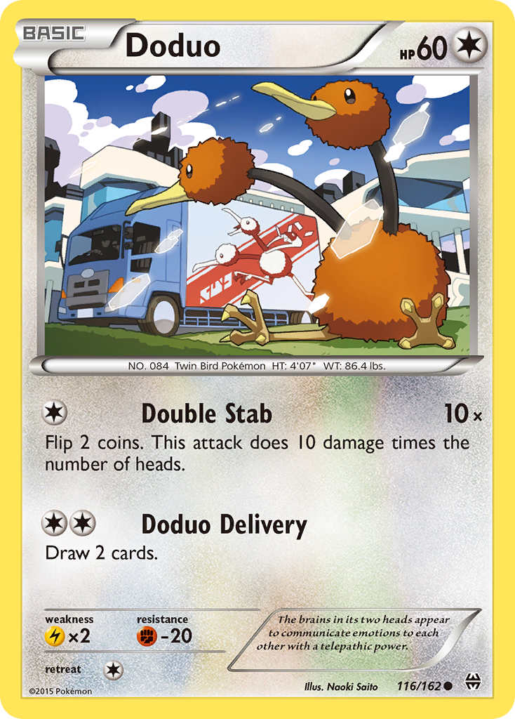 Doduo (116/162) [XY: BREAKthrough] | Nerdhalla Games