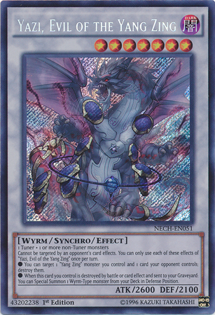 Yazi, Evil of the Yang Zing [NECH-EN051] Secret Rare | Nerdhalla Games