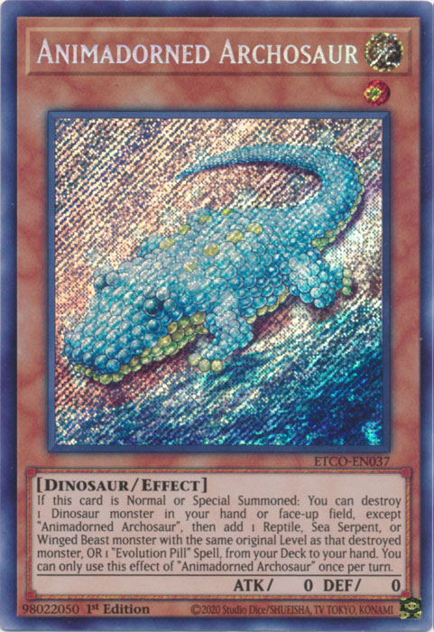 Animadorned Archosaur [ETCO-EN037] Secret Rare | Nerdhalla Games