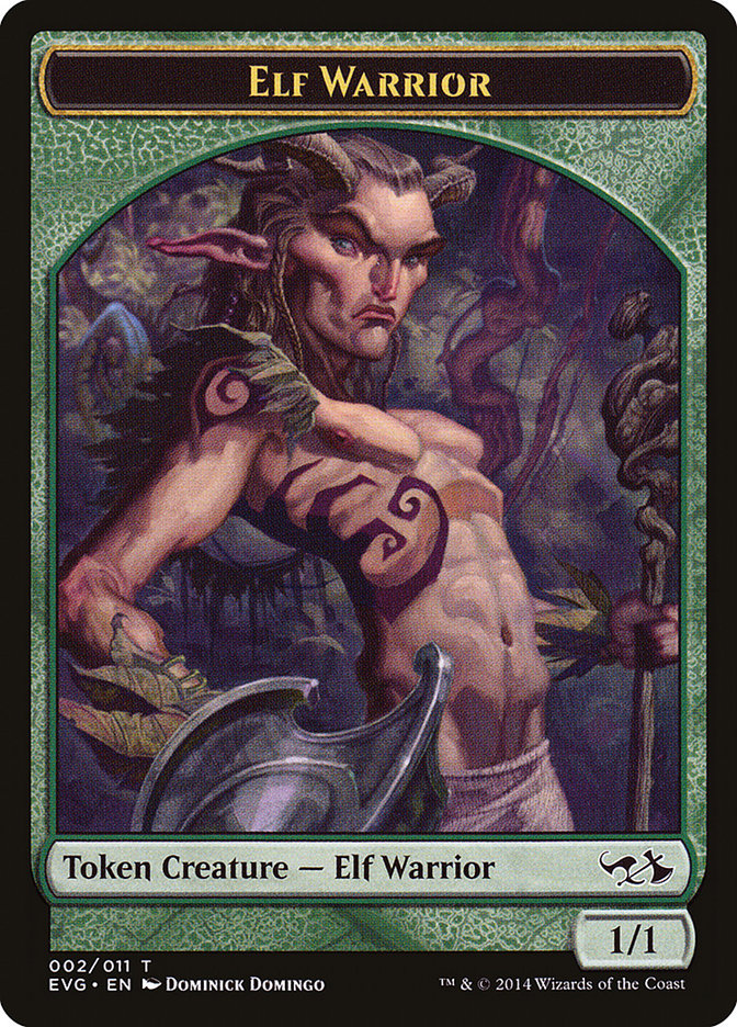 Elf Warrior Token (Elves vs. Goblins) [Duel Decks Anthology Tokens] | Nerdhalla Games