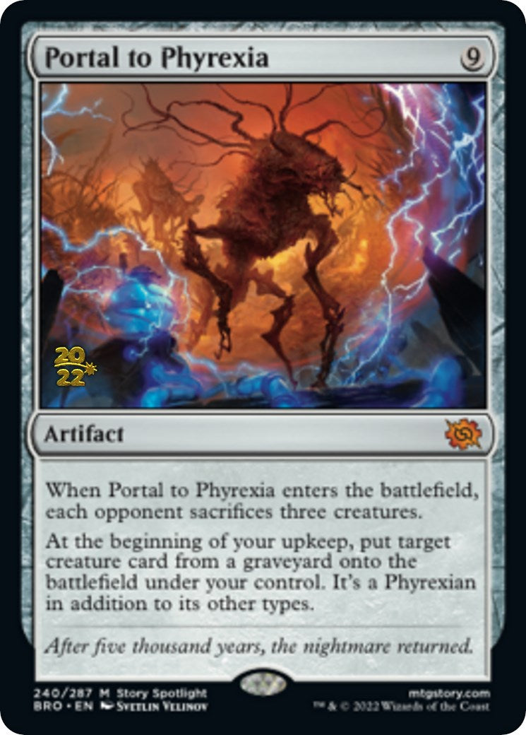 Portal to Phyrexia [The Brothers' War: Prerelease Promos] | Nerdhalla Games