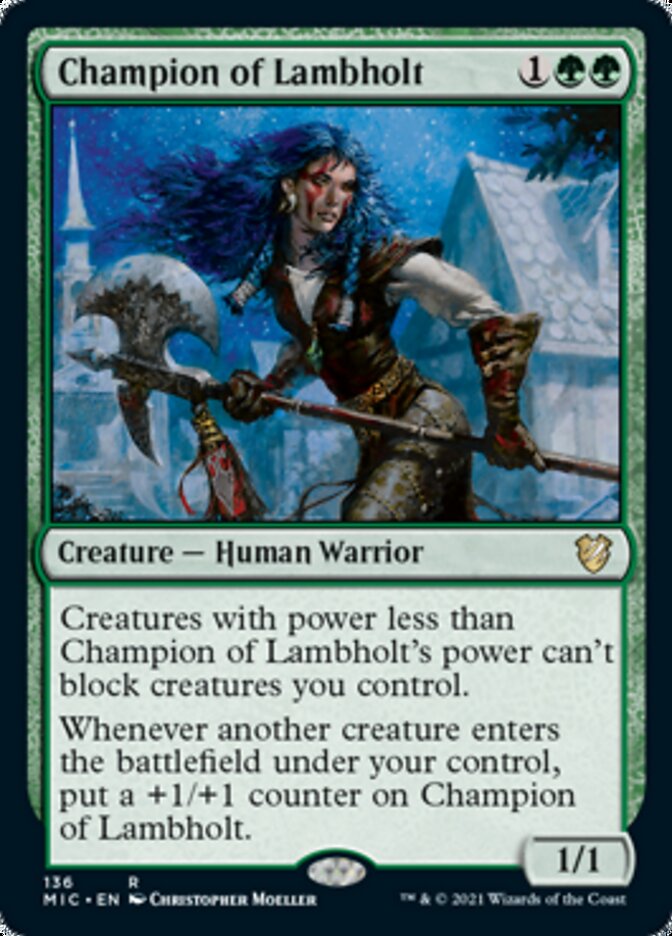 Champion of Lambholt [Innistrad: Midnight Hunt Commander] | Nerdhalla Games