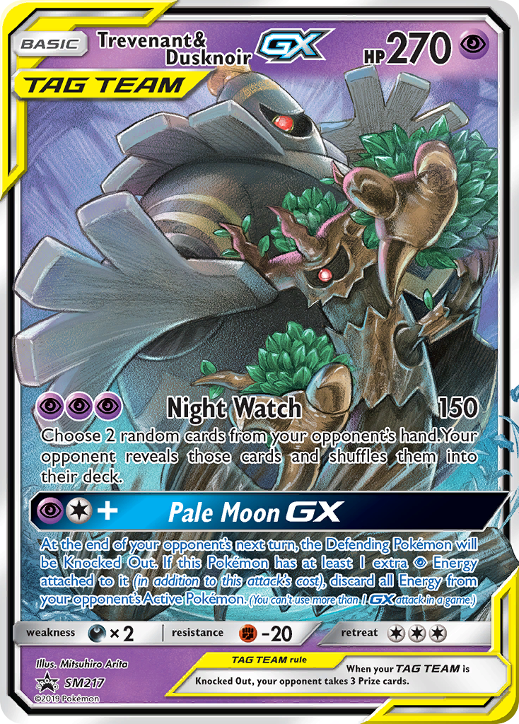 Trevenant & Dusknoir GX (SM217) [Sun & Moon: Black Star Promos] | Nerdhalla Games