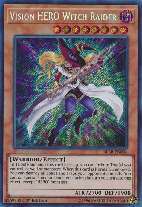 Vision Hero Witch Raider [BLLR-EN026] Secret Rare | Nerdhalla Games