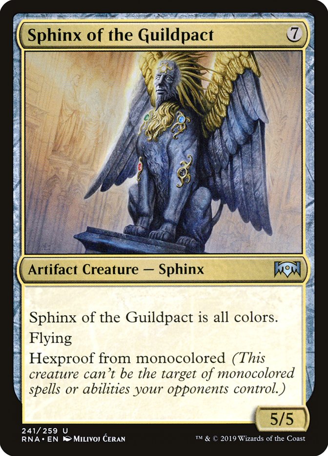 Sphinx of the Guildpact [Ravnica Allegiance] | Nerdhalla Games