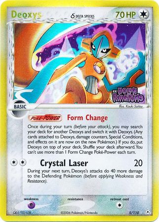 Deoxys (5/110) (Delta Species) (Stamped) [EX: Holon Phantoms] | Nerdhalla Games