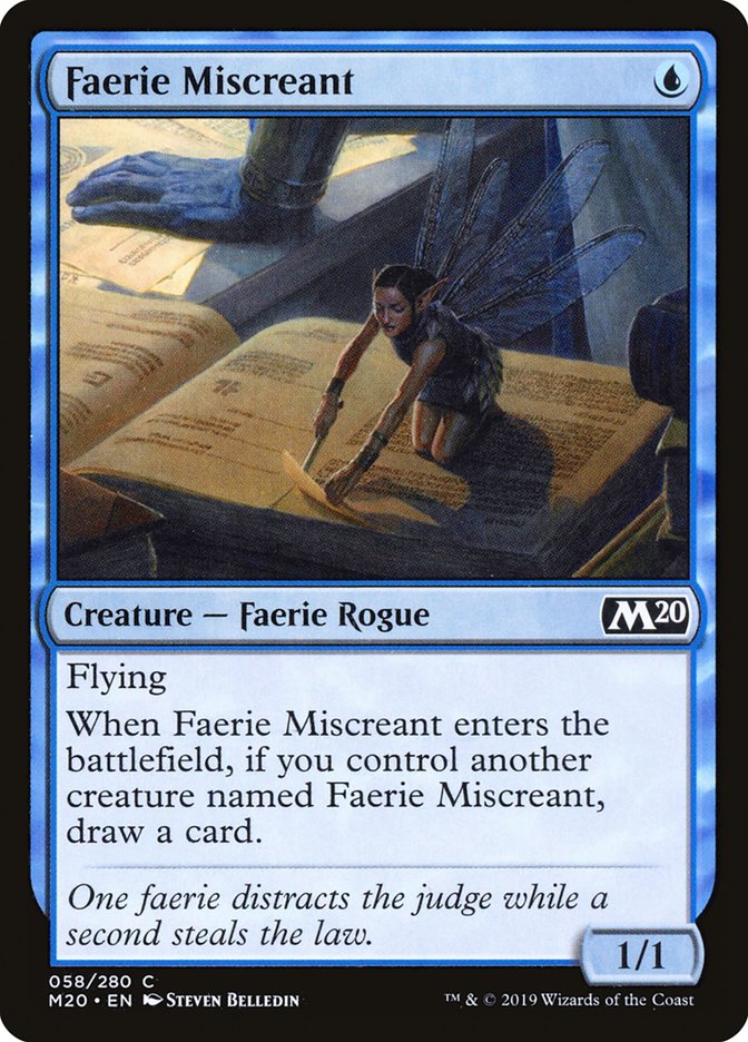 Faerie Miscreant [Core Set 2020] | Nerdhalla Games