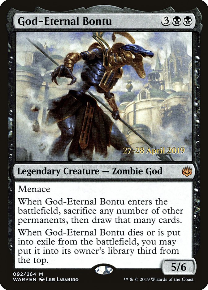 God-Eternal Bontu  [War of the Spark Prerelease Promos] | Nerdhalla Games