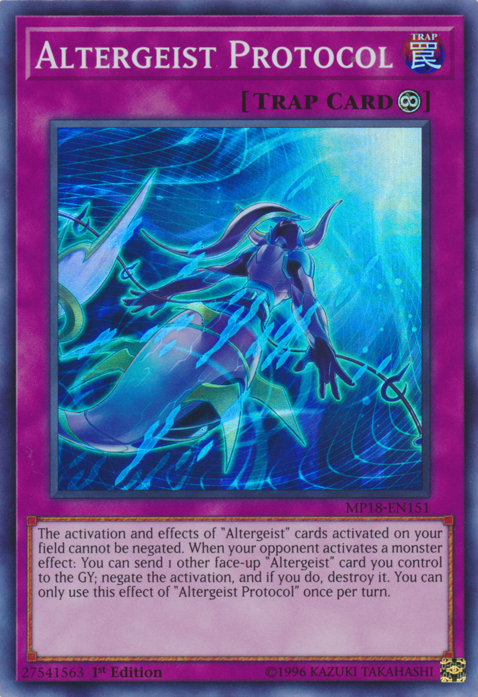 Altergeist Protocol [MP18-EN151] Super Rare | Nerdhalla Games