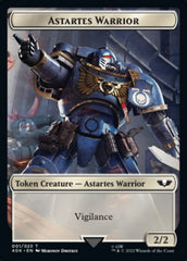 Astartes Warrior // Robot Double-sided Token (Surge Foil) [Universes Beyond: Warhammer 40,000 Tokens] | Nerdhalla Games