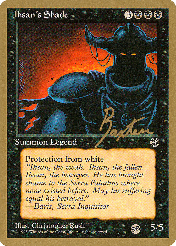 Ihsan's Shade (George Baxter) (SB) [Pro Tour Collector Set] | Nerdhalla Games