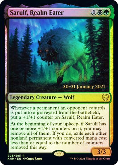 Sarulf, Realm Eater  [Kaldheim Prerelease Promos] | Nerdhalla Games