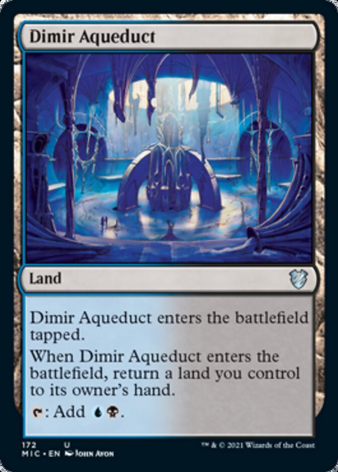 Dimir Aqueduct [Innistrad: Midnight Hunt Commander] | Nerdhalla Games