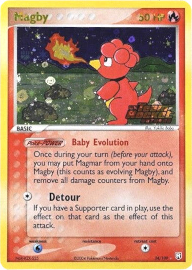 Magby (24/109) (Stamped) [EX: Team Rocket Returns] | Nerdhalla Games