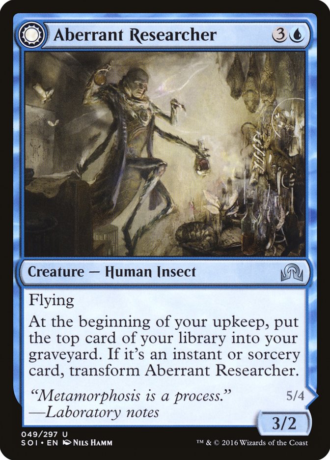 Aberrant Researcher // Perfected Form [Shadows over Innistrad] | Nerdhalla Games