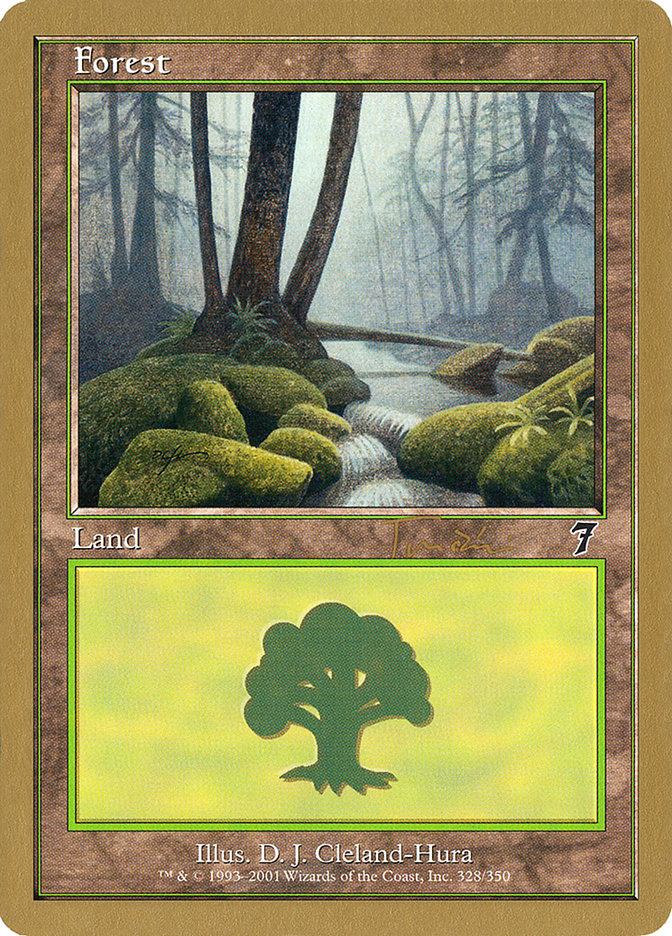 Forest (jt328) (Jan Tomcani) [World Championship Decks 2001] | Nerdhalla Games