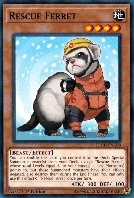 Rescue Ferret [LEHD-ENC08] Common | Nerdhalla Games