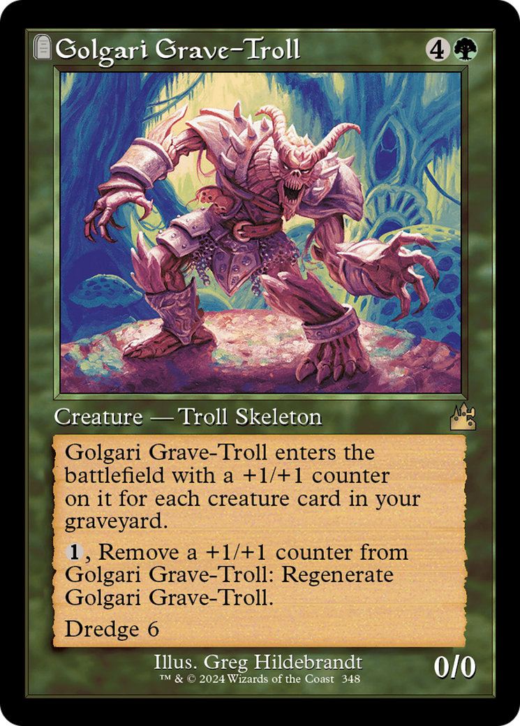 Golgari Grave-Troll (Retro Frame) [Ravnica Remastered] | Nerdhalla Games