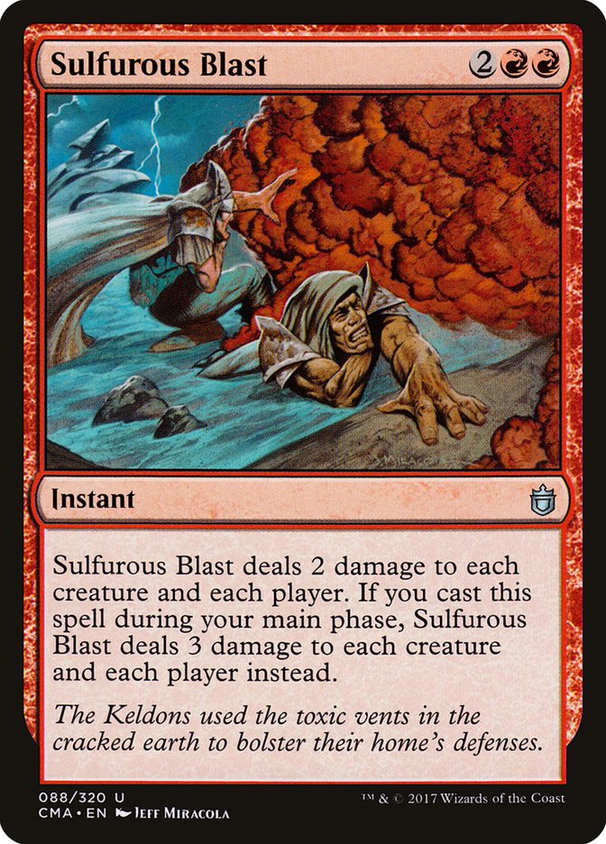 Sulfurous Blast [Commander Anthology] | Nerdhalla Games