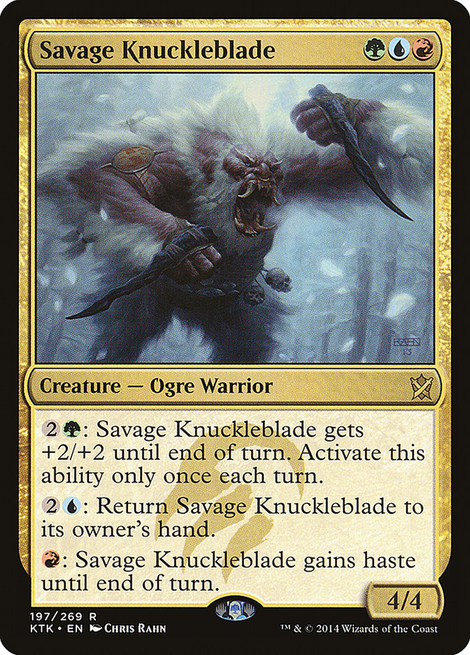 Savage Knuckleblade [Khans of Tarkir] | Nerdhalla Games